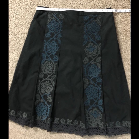 Ann Taylor LOFT Embroidered Lace Skirt 8 🌹New with Tags Workwear party casual - Picture 6 of 11